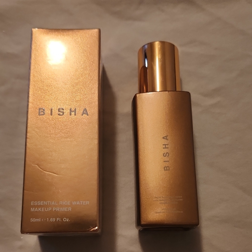 BISHA Radiant Rice Water Makeup Primer - Metallic Gold Never Opened